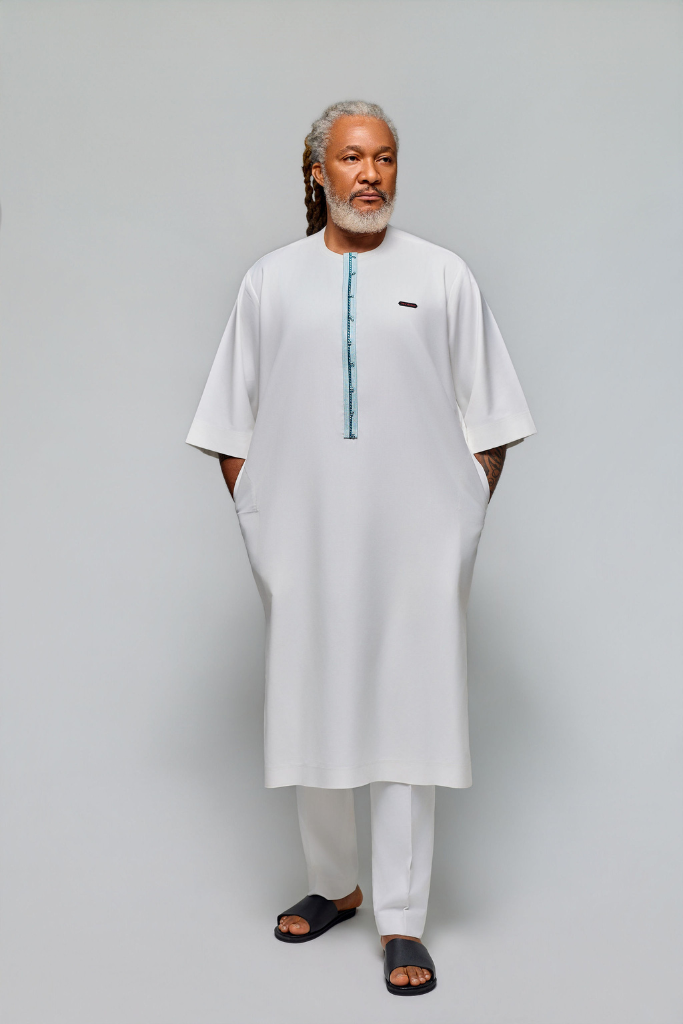 Ivory Royale Kaftan Set